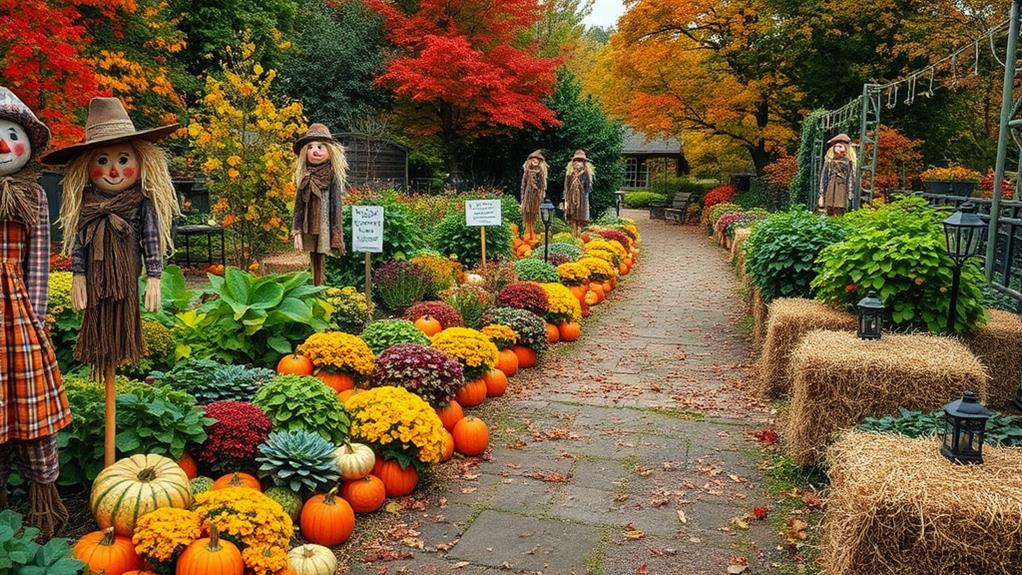 fall vegetable patch decor tips