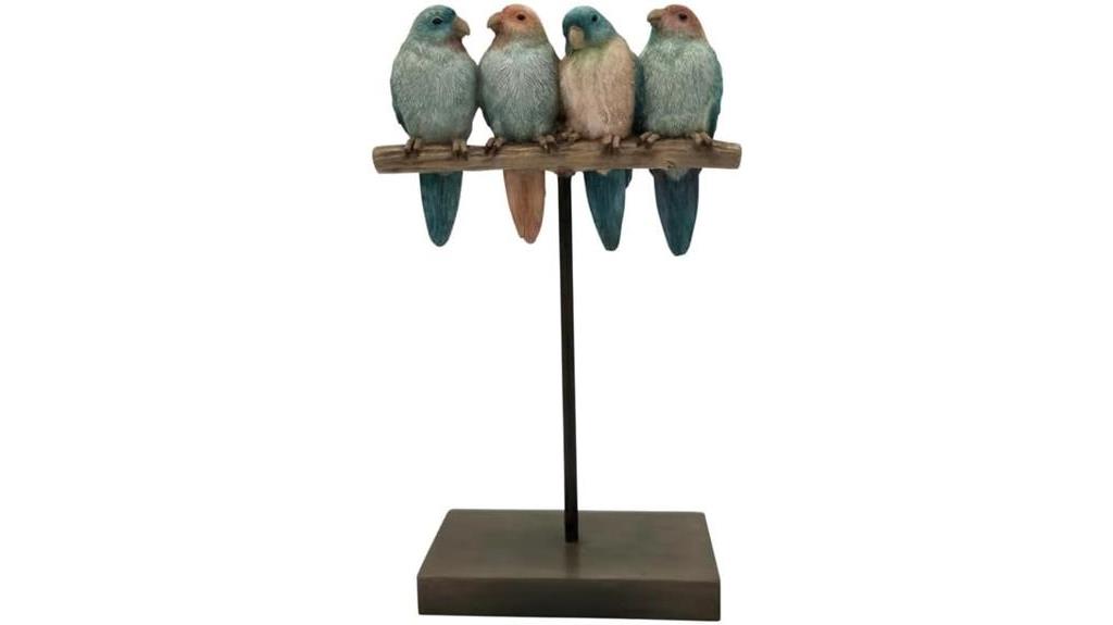 farmhouse bird table decor