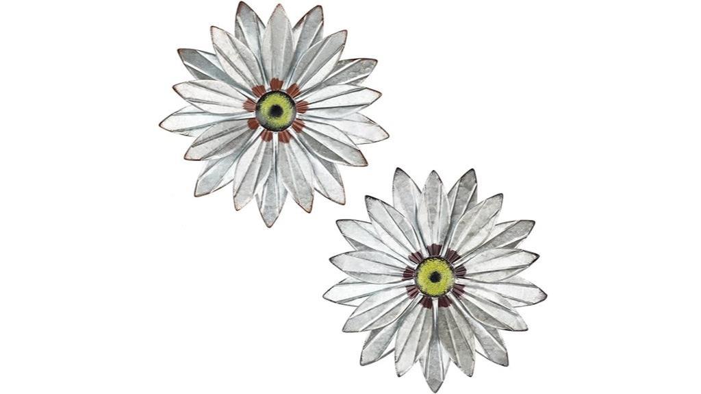 farmhouse metal flower decor