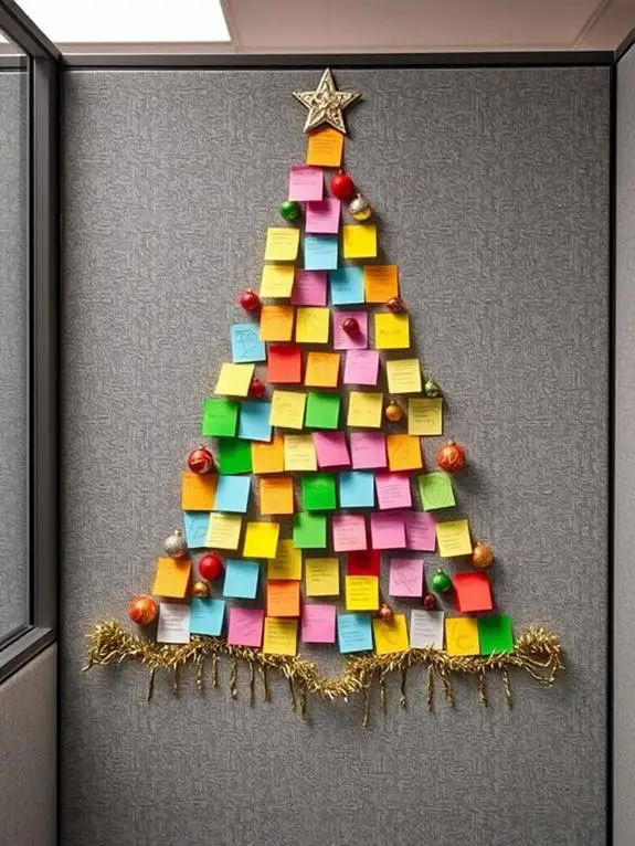 festive adhesive note designs