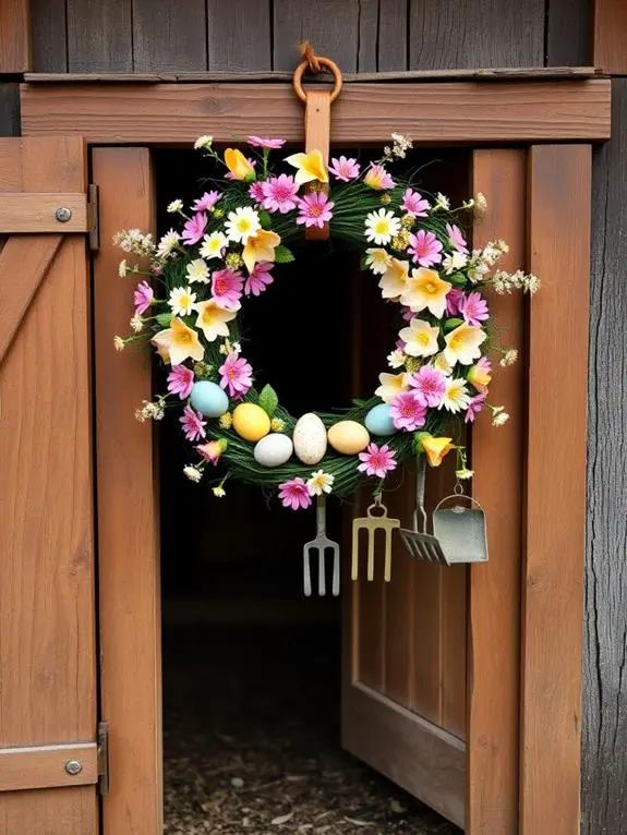 festive decorative seasonal wreaths