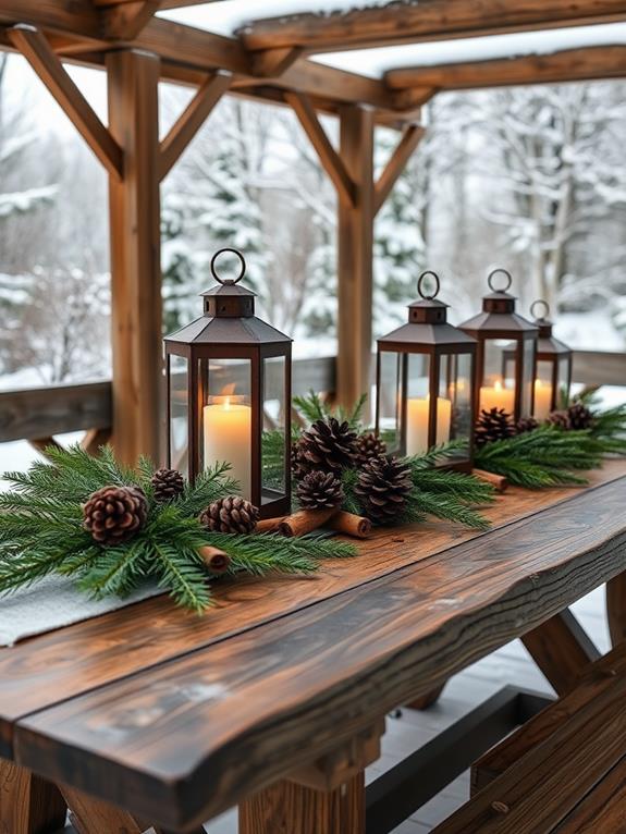 festive holiday table decor