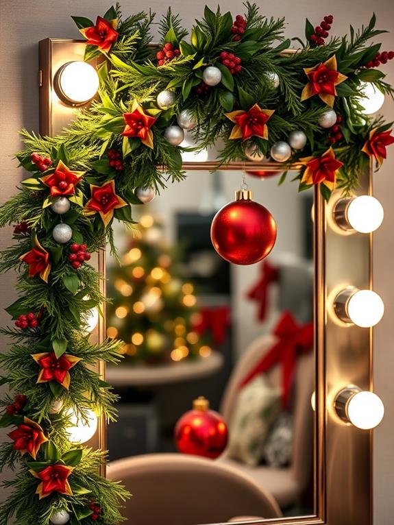 festive plant decor accents