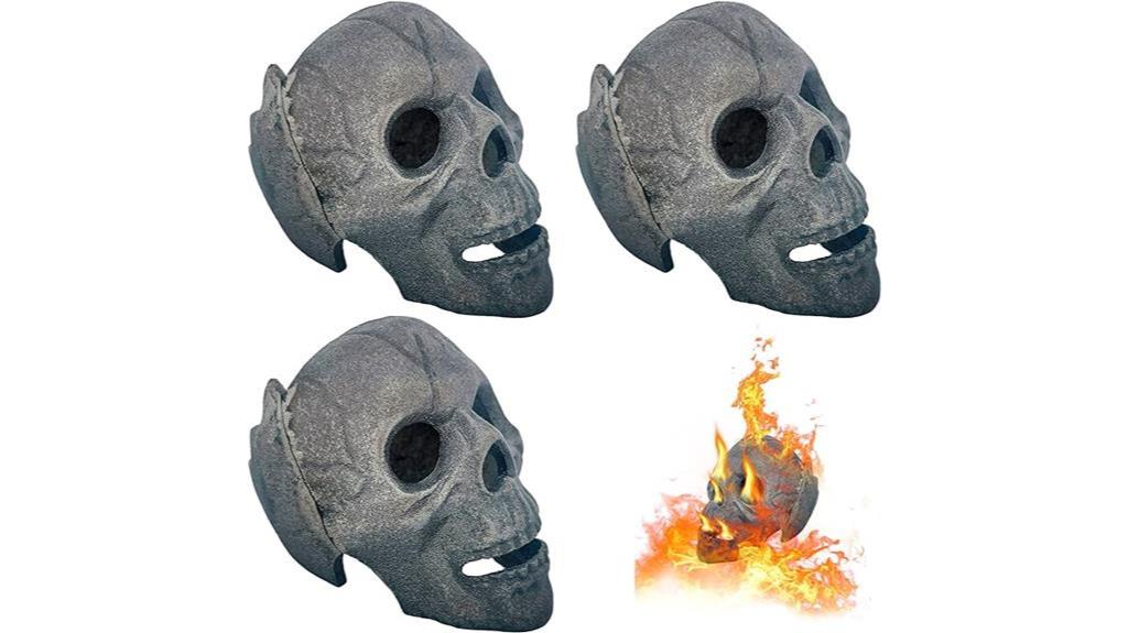 fireproof skull fire pit