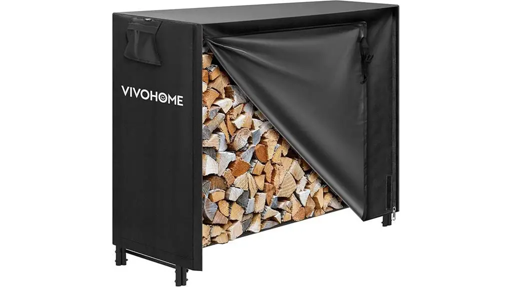 firewood storage rack cover