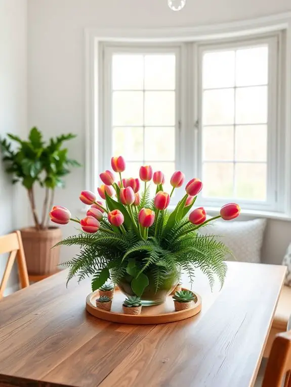 floral arrangement table decor