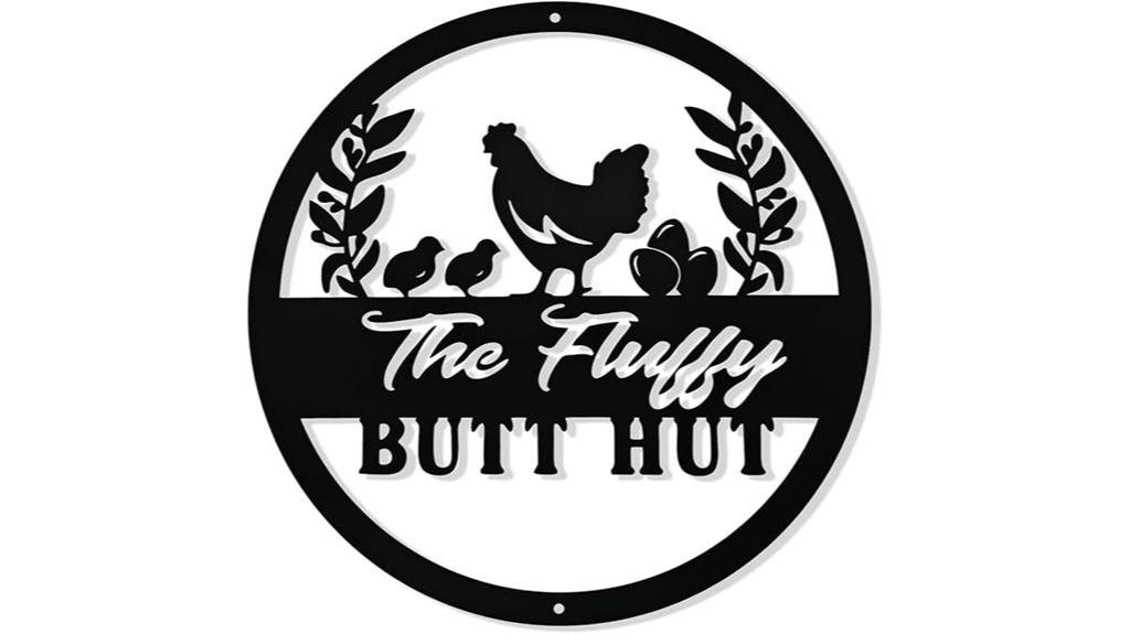 fluffy butt hut sign