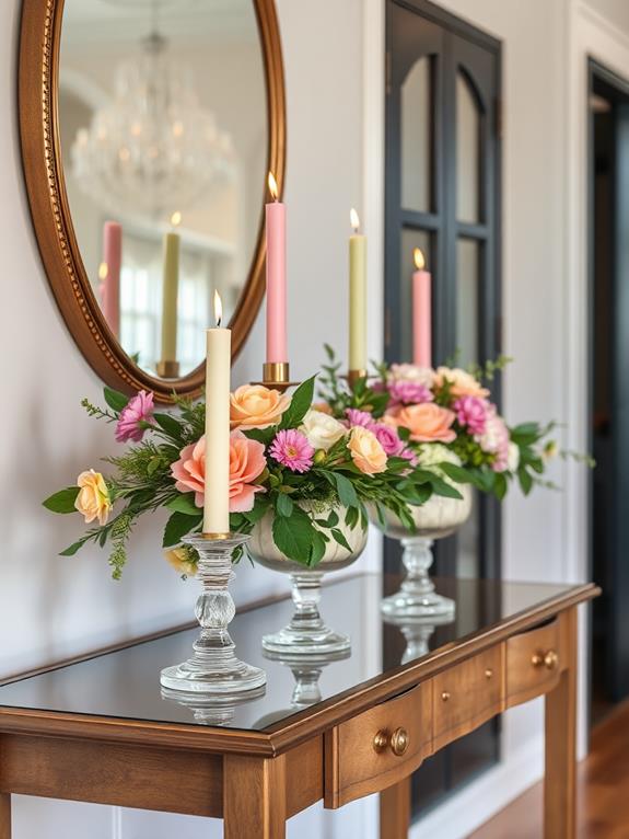 fragrant spring candle displays