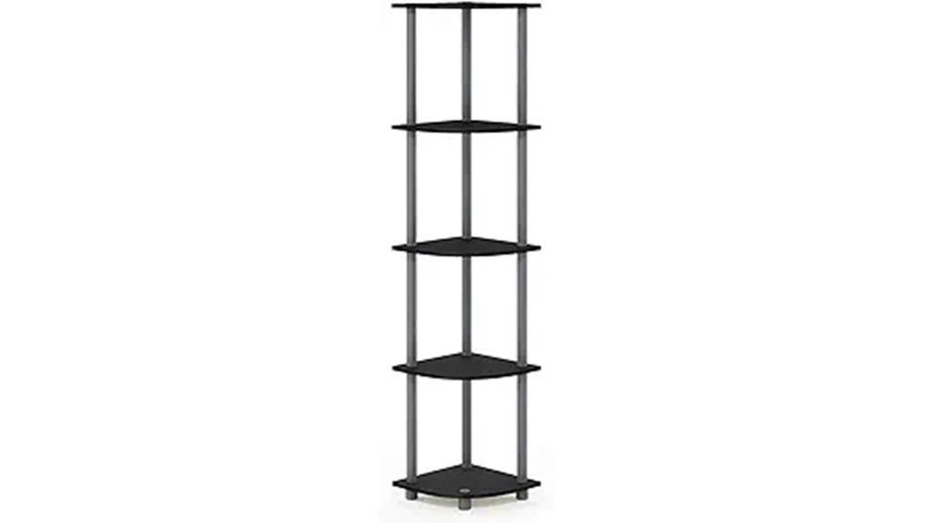 furinno corner display rack