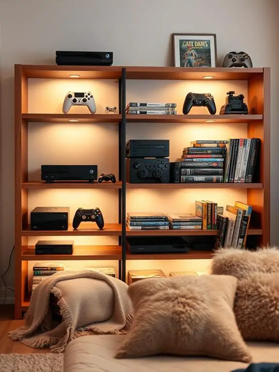 gaming gear storage solutions