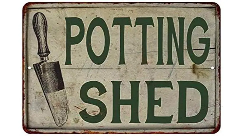 garden and she shed sign