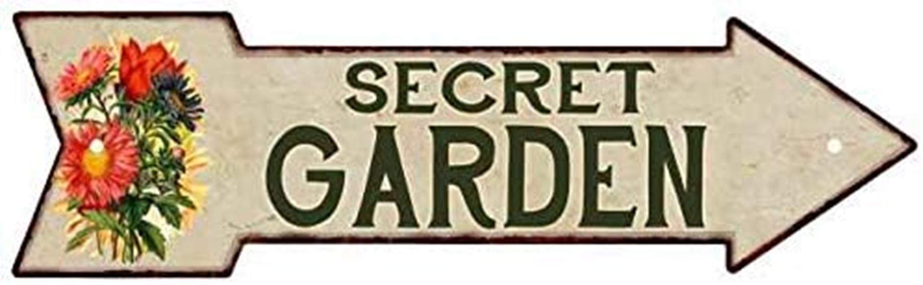 garden metal sign gift