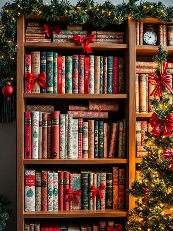 gift wrapped books for giving
