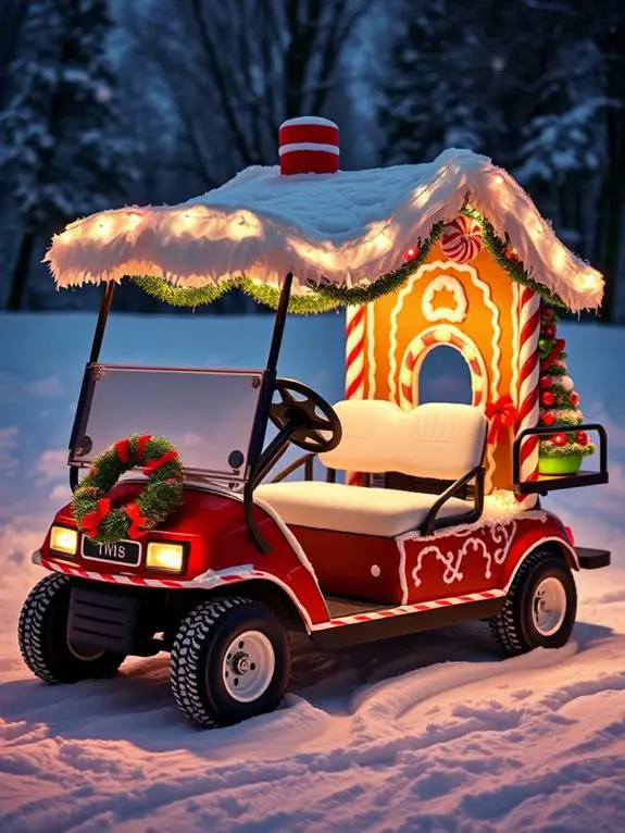 gingerbread cart holiday treats