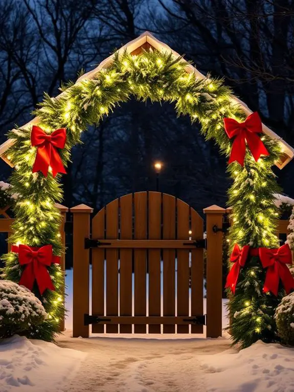 glowing entrance passageway