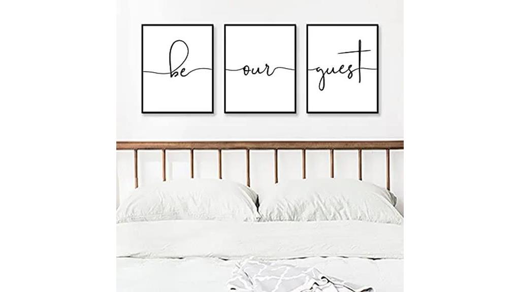 guest room wall prints