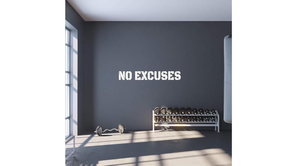 gym wall vinyl decal