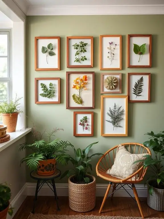 handmade plant inspired decor