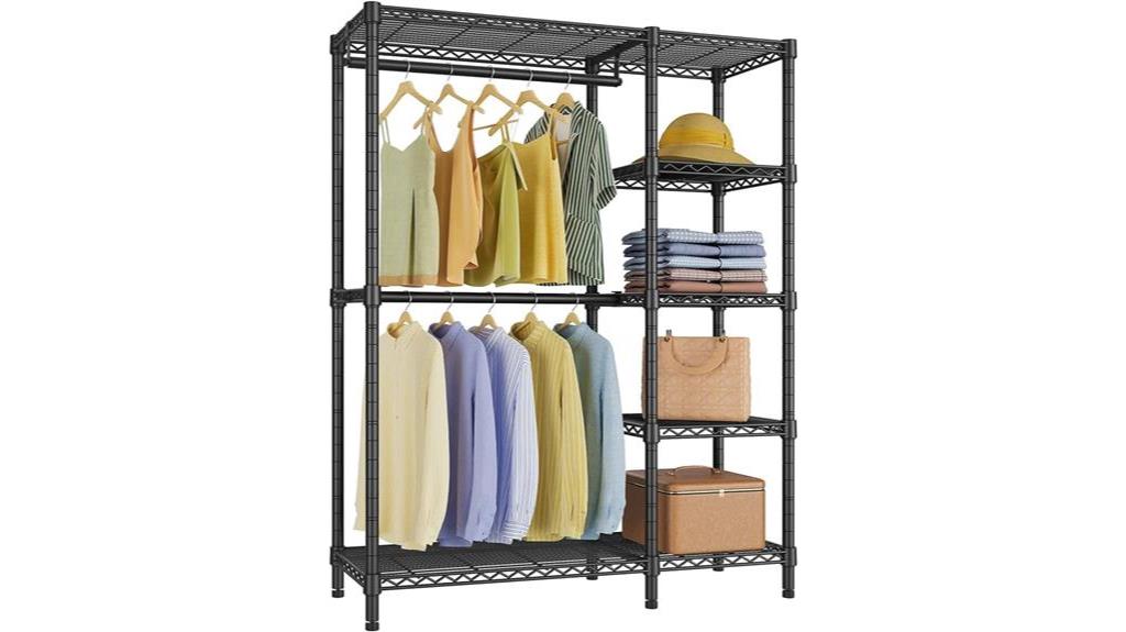 heavy duty garment rack