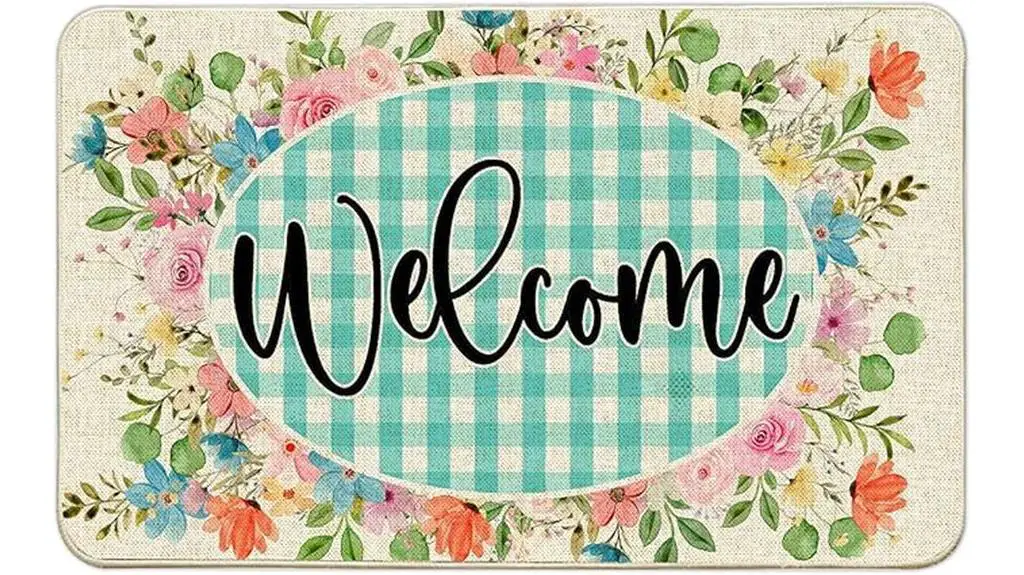 hello spring welcome mat