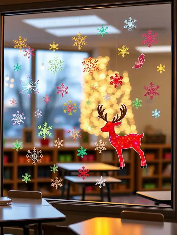 holiday decor adhesive decorations