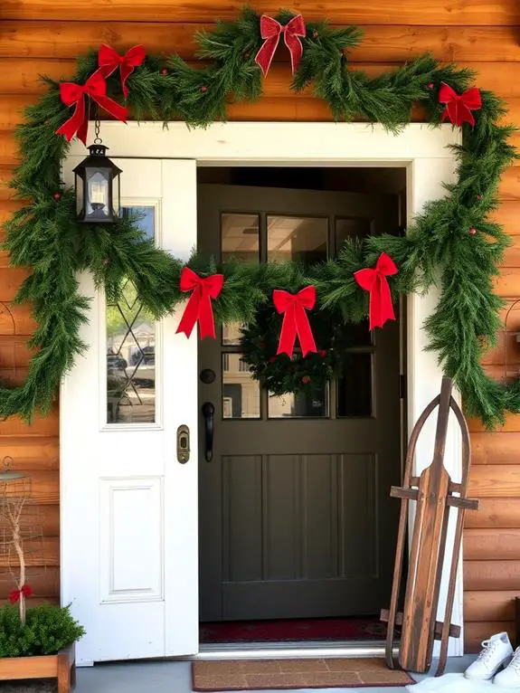 holiday entrance decoration ideas