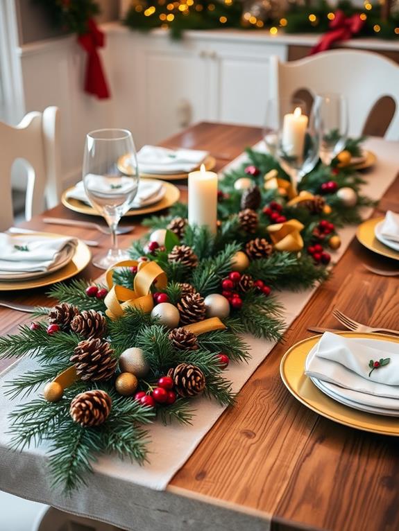 holiday table runner designs