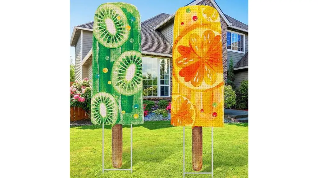 ice cream yard signs