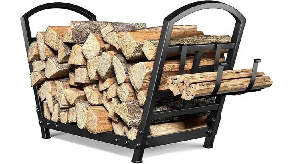 indoor log holder rack