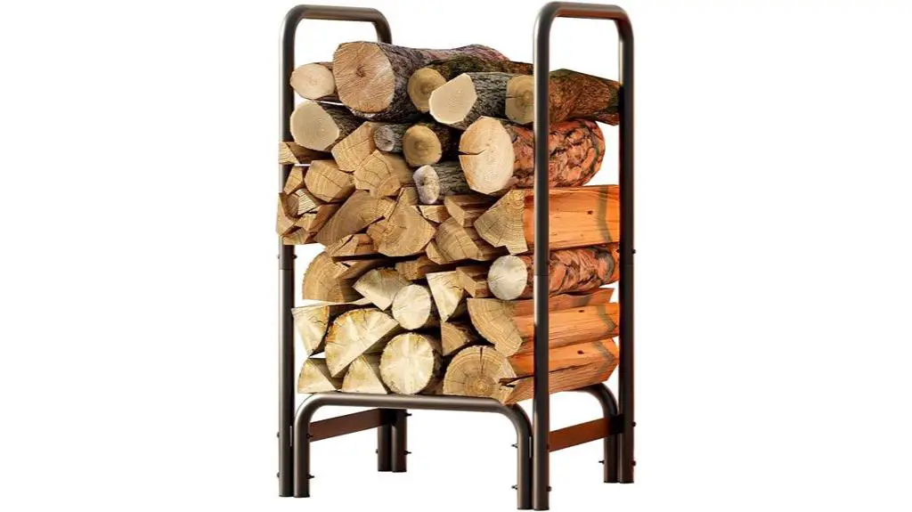 indoor outdoor log holder