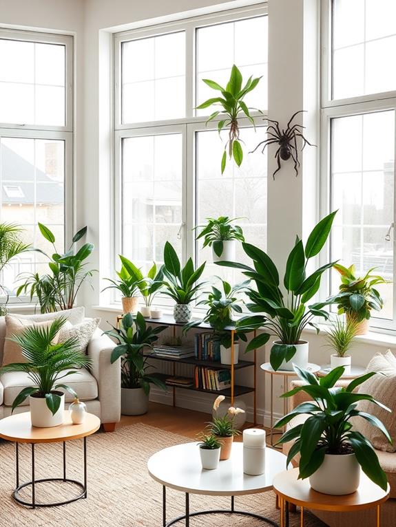 indoor plants improve air quality