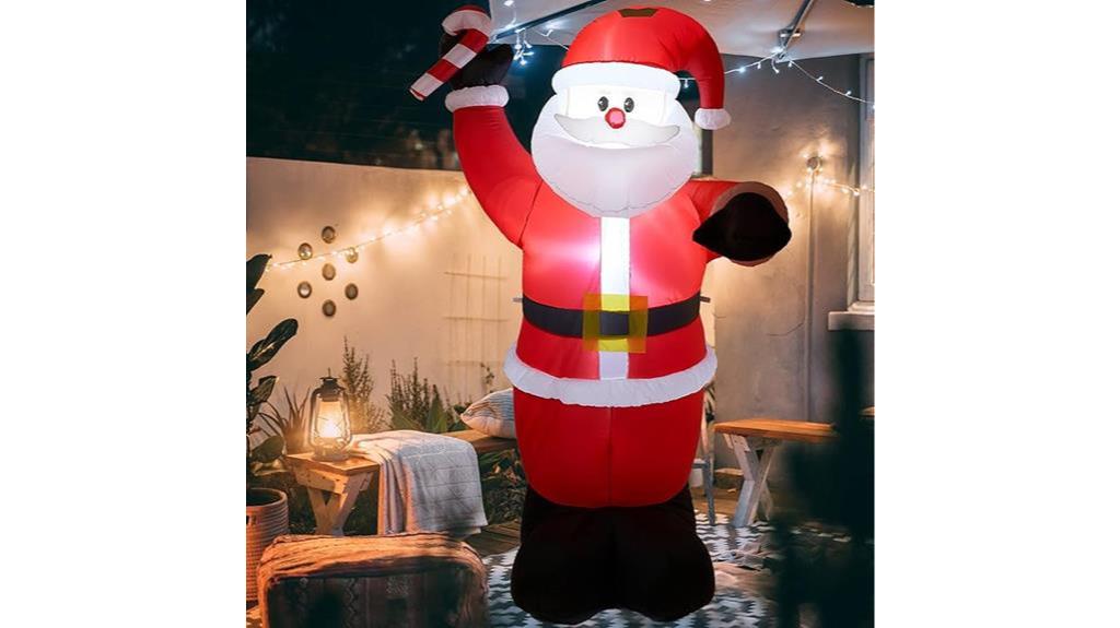 inflatable santa claus decoration