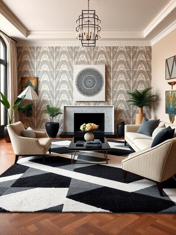 integrate geometric design elements