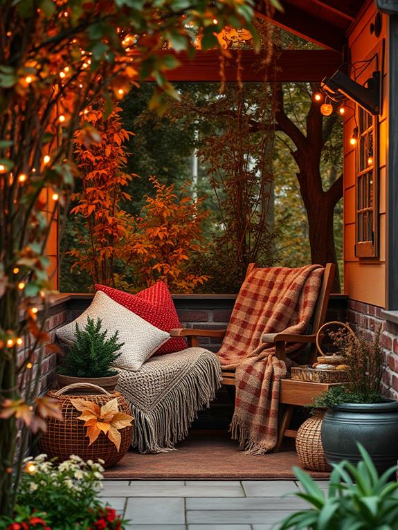 inviting al fresco library