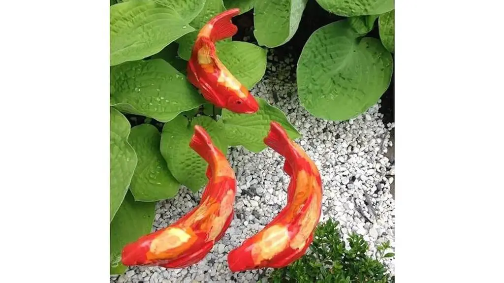 koi fish garden sculptures