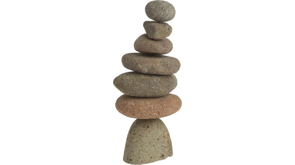 large natural stone cairn