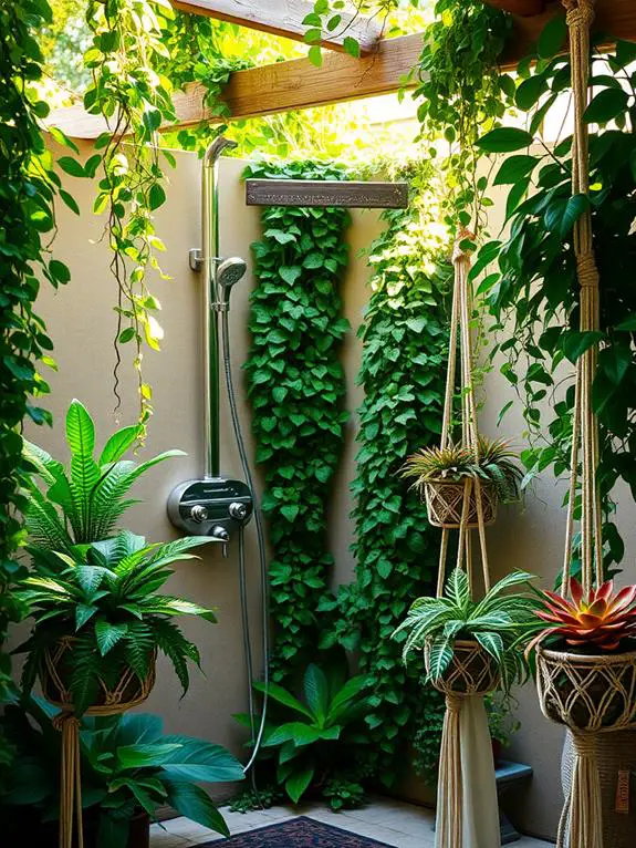 lush hanging plant decor