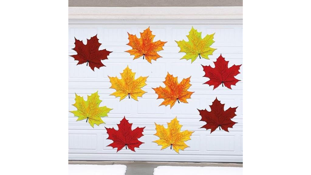 magnetic maple leaf decorations