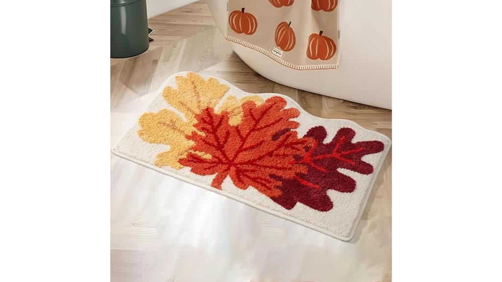 maple leaf non slip rugs