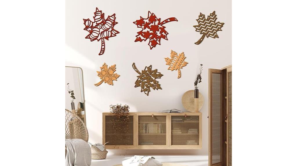 maple leaves wall decor