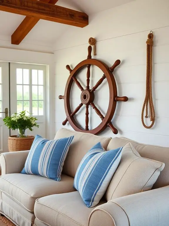 marine inspired decorative elements