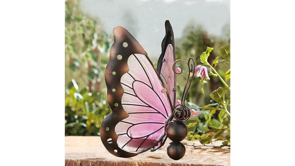 metal butterfly garden decor