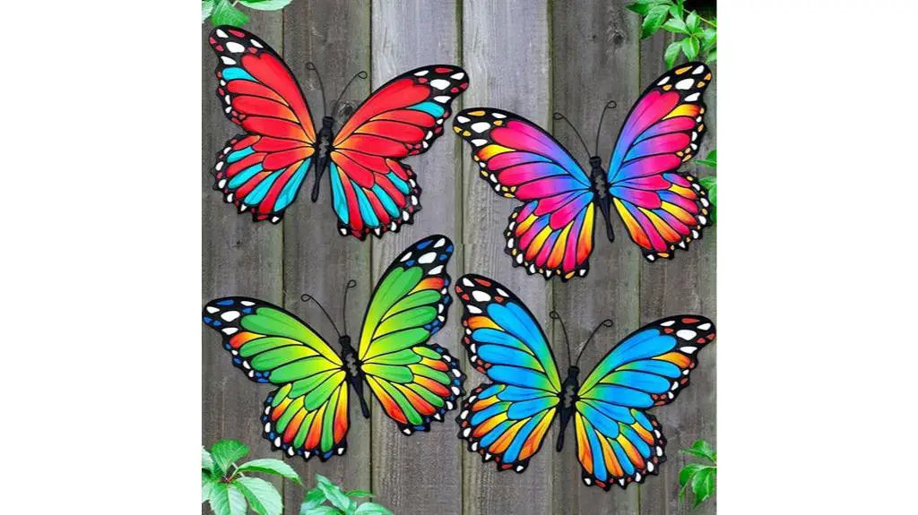 metal butterfly wall art