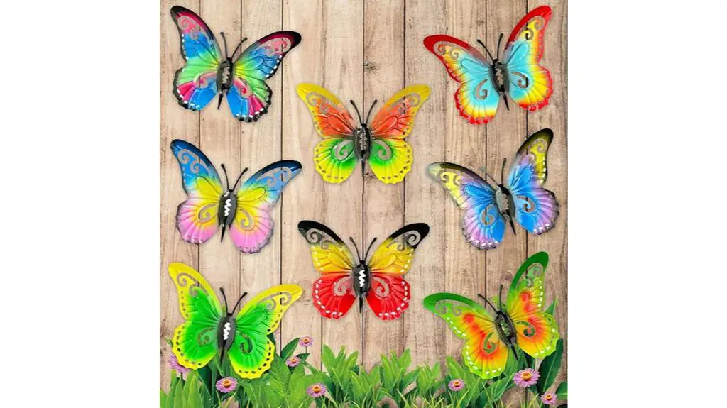 metal butterfly wall decor