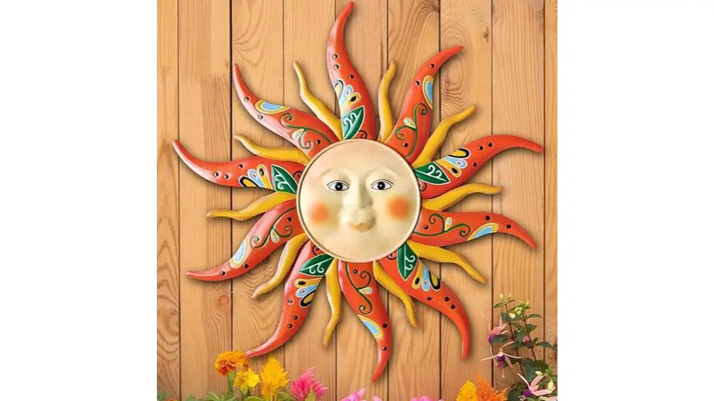 metal sun wall decor