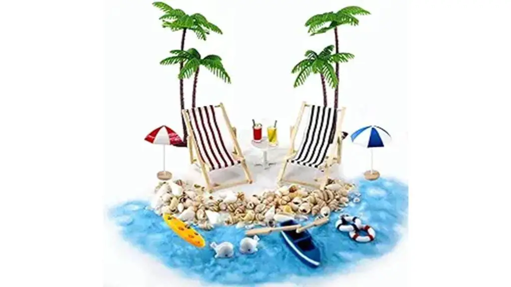 miniature beach zen decor