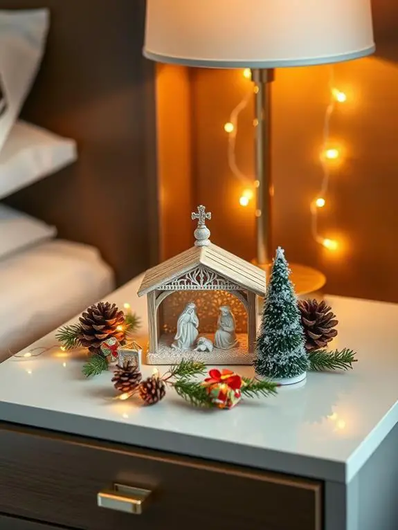 miniature christmas display set