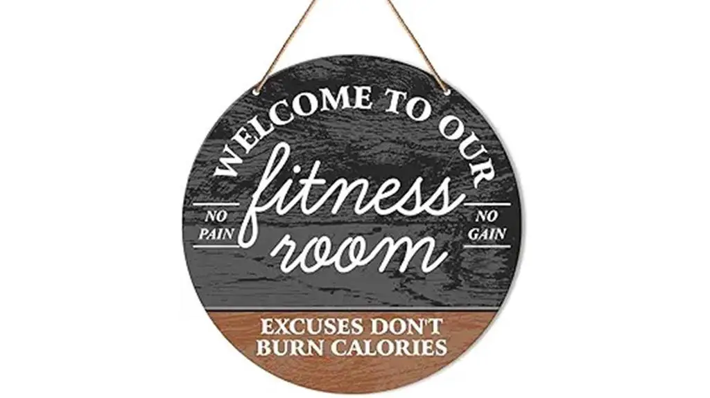 motivational gym wall decor