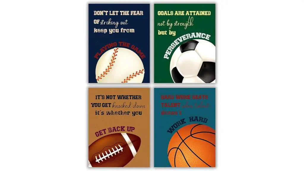 motivational sports wall art