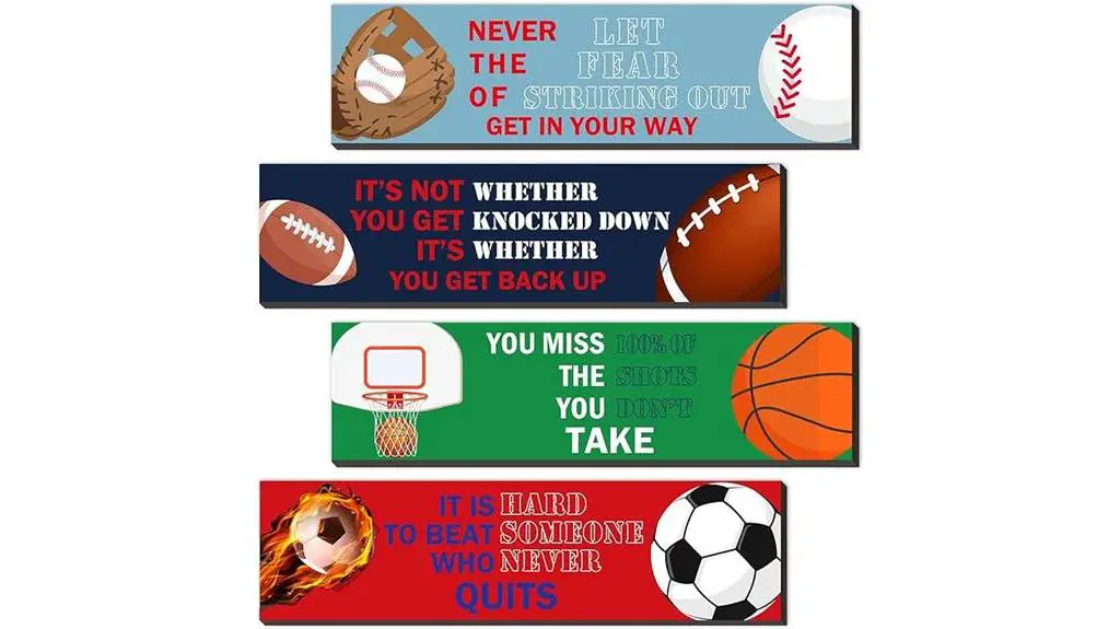 motivational wall art set